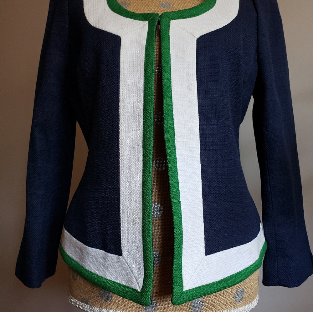 Perfect Colorblock Textured Jacket - Picture 2 of 6